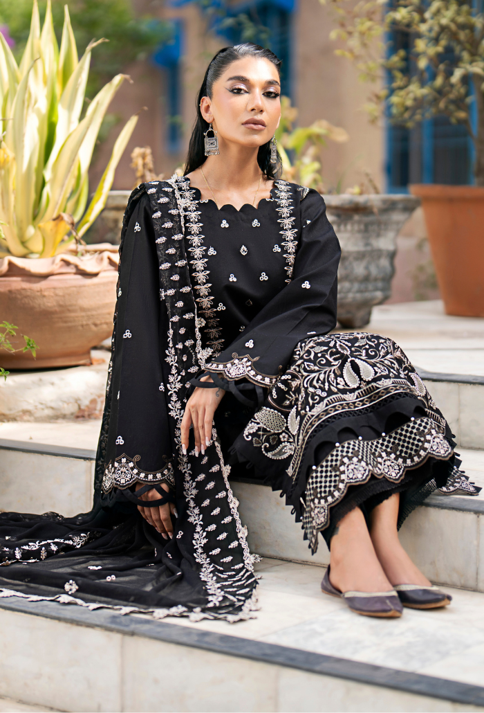 Humdum | Selin Lawn 25 | Selin - D05 -   Ladies Clothes -  Saira Saqlain