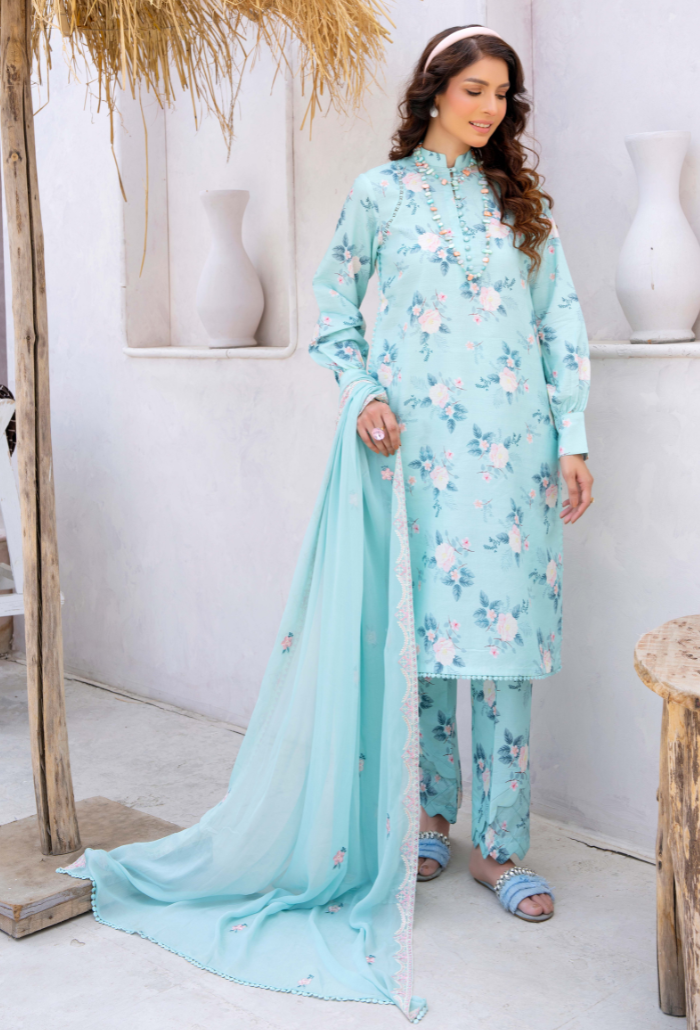 Humdum | Gardenia Lawn 24 | PLG 3 - D04 - Saira Saqlain