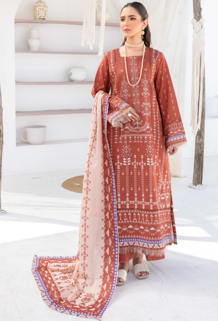 Humdum | Saira Bano Lawn 24 | D03 - Saira Saqlain