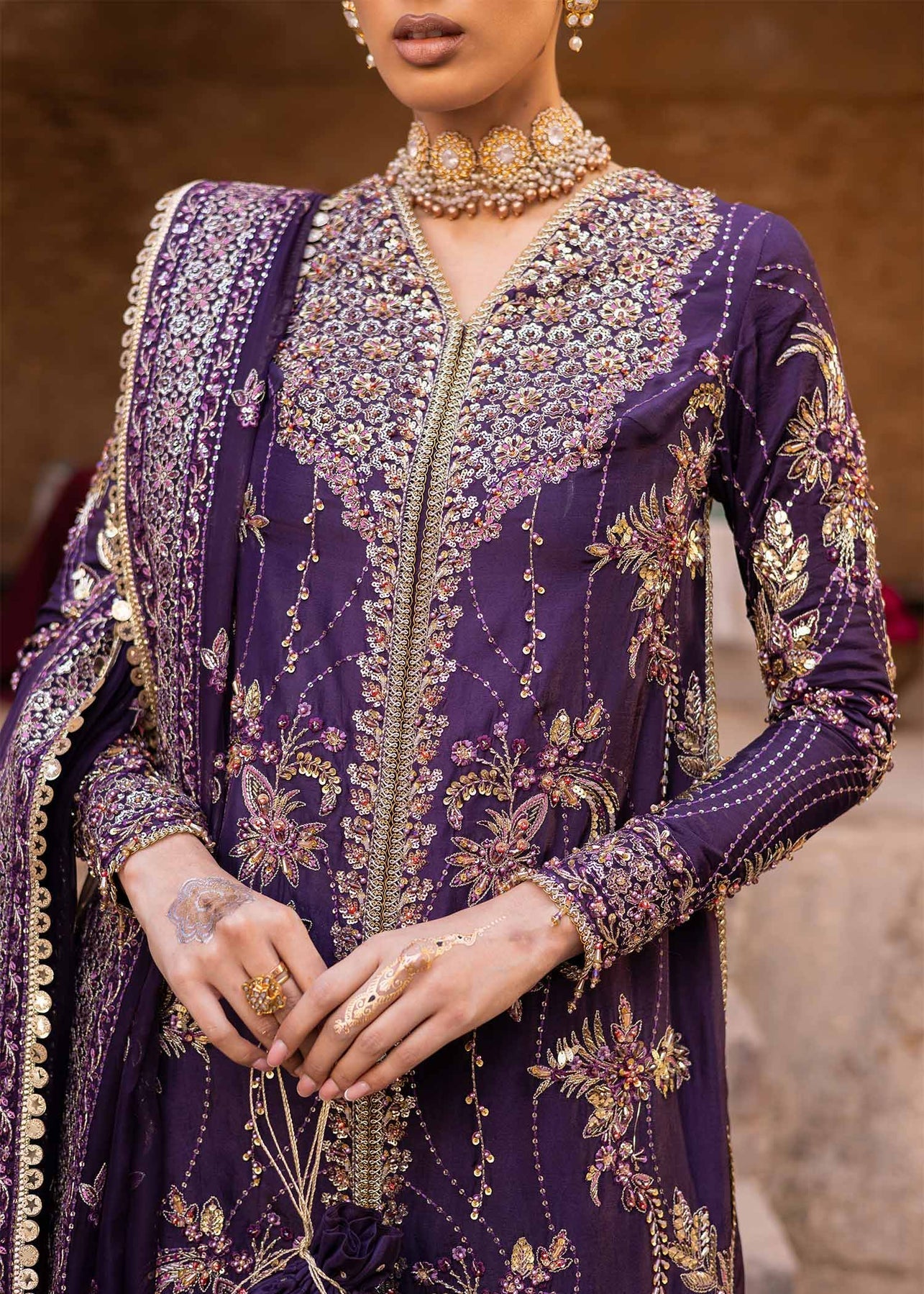 Akbar Aslam | Dastaan Luxury Formals | Haniye -   Ladies Clothes -  Saira Saqlain