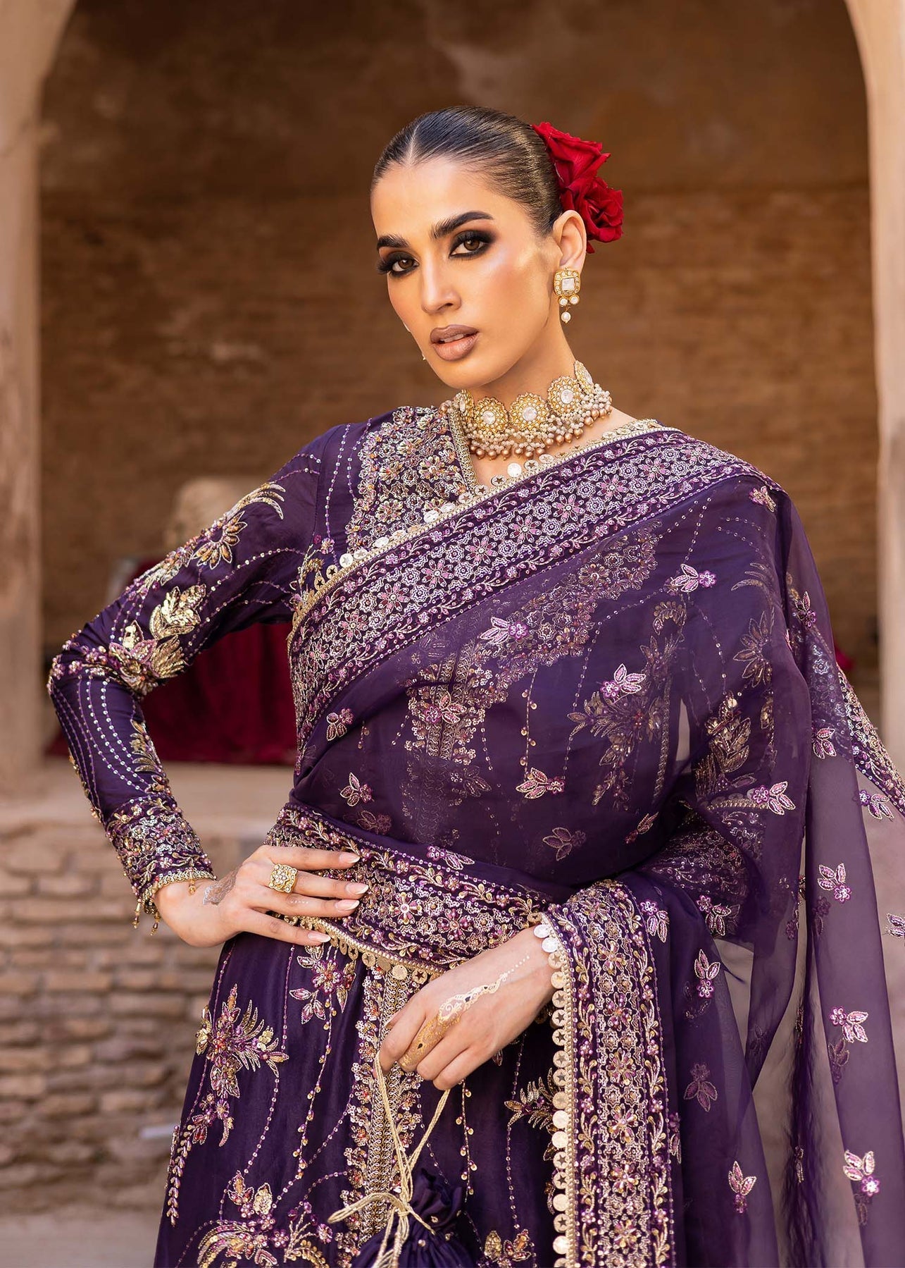 Akbar Aslam | Dastaan Luxury Formals | Haniye -   Ladies Clothes -  Saira Saqlain