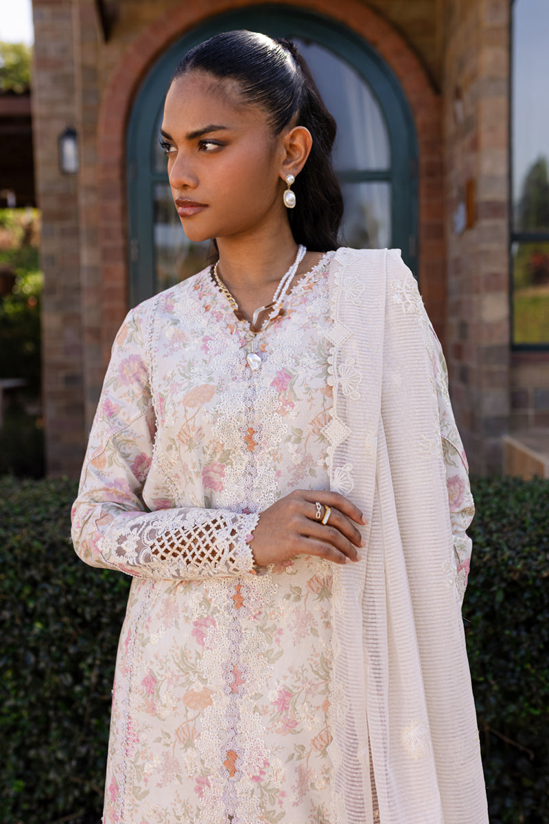 Qalamkar | Q Line Lawn 25 | QM-18 Feeha - Saira Saqlain