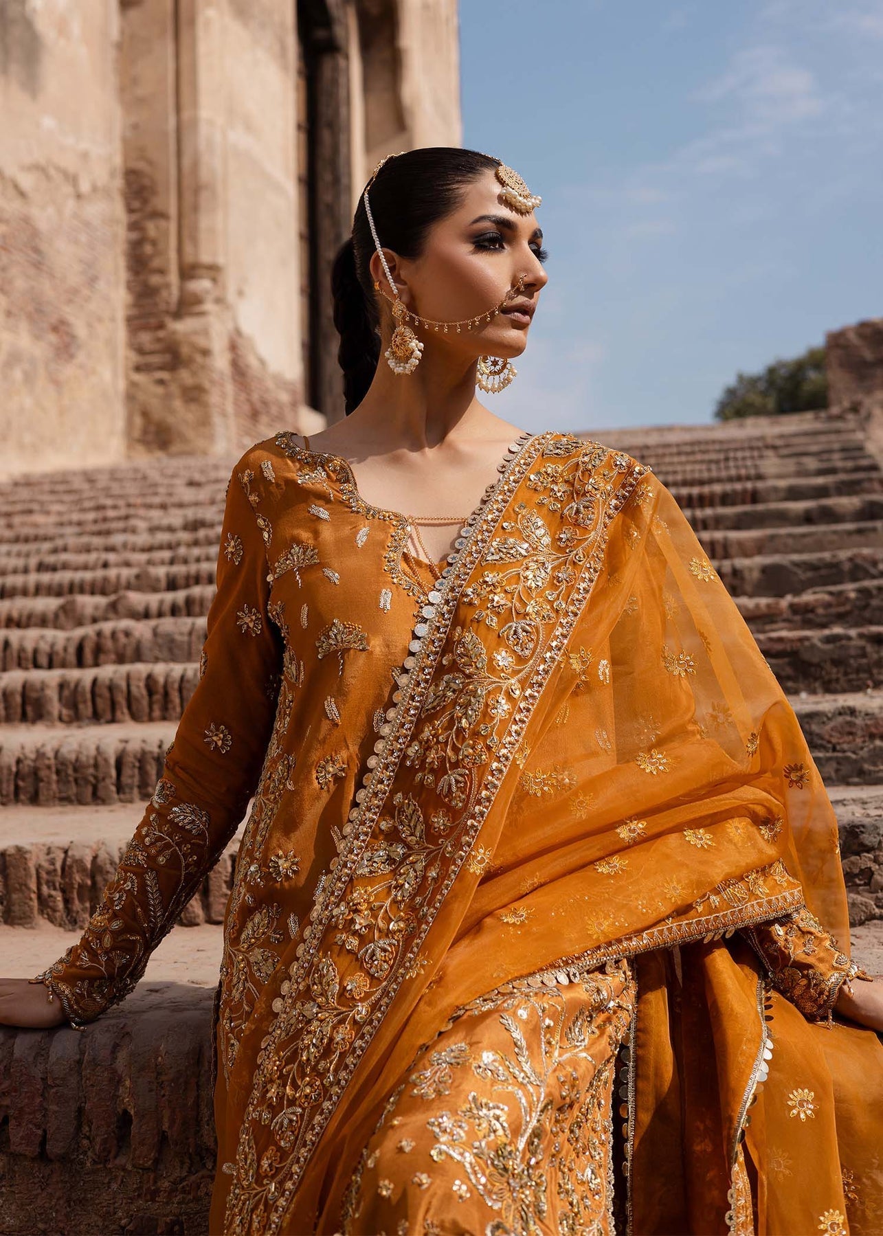 Akbar Aslam | Dastaan Luxury Formals | Zarmisha -   Ladies Clothes -  Saira Saqlain