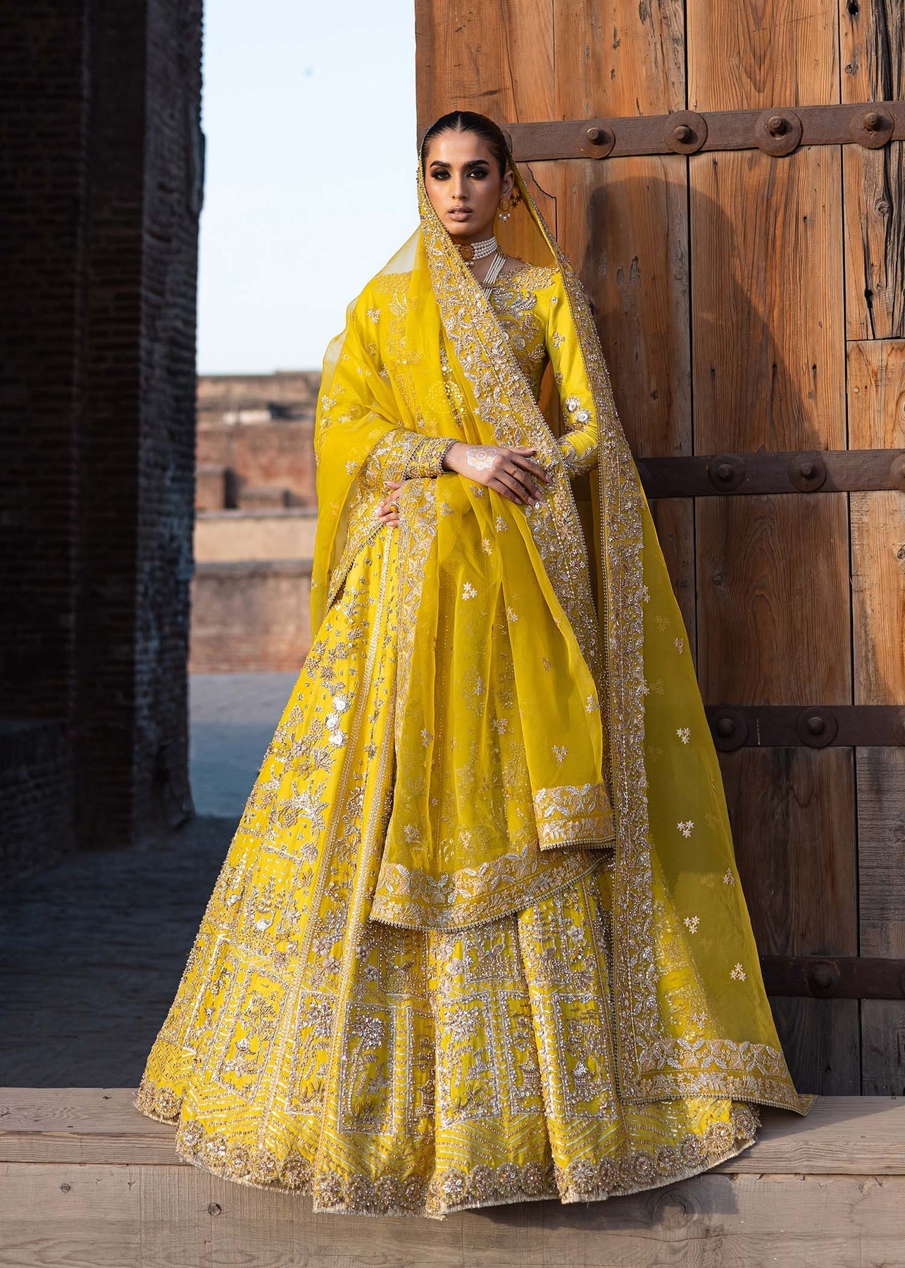 Akbar Aslam | Dastaan Luxury Formals | Nureh -   Ladies Clothes -  Saira Saqlain