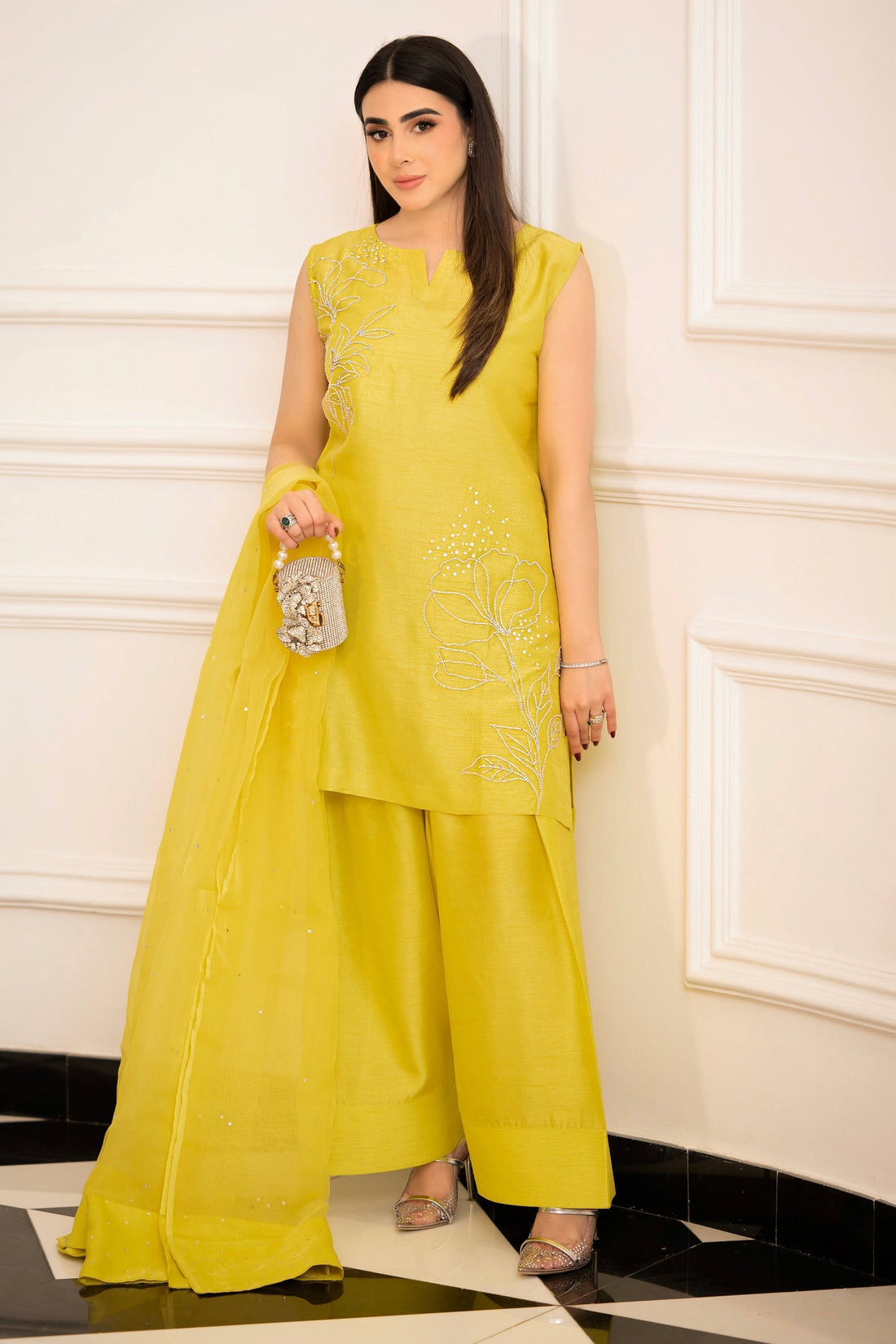 Hana | Signature Series | Lime Radiance -   Ladies Clothes -  Saira Saqlain