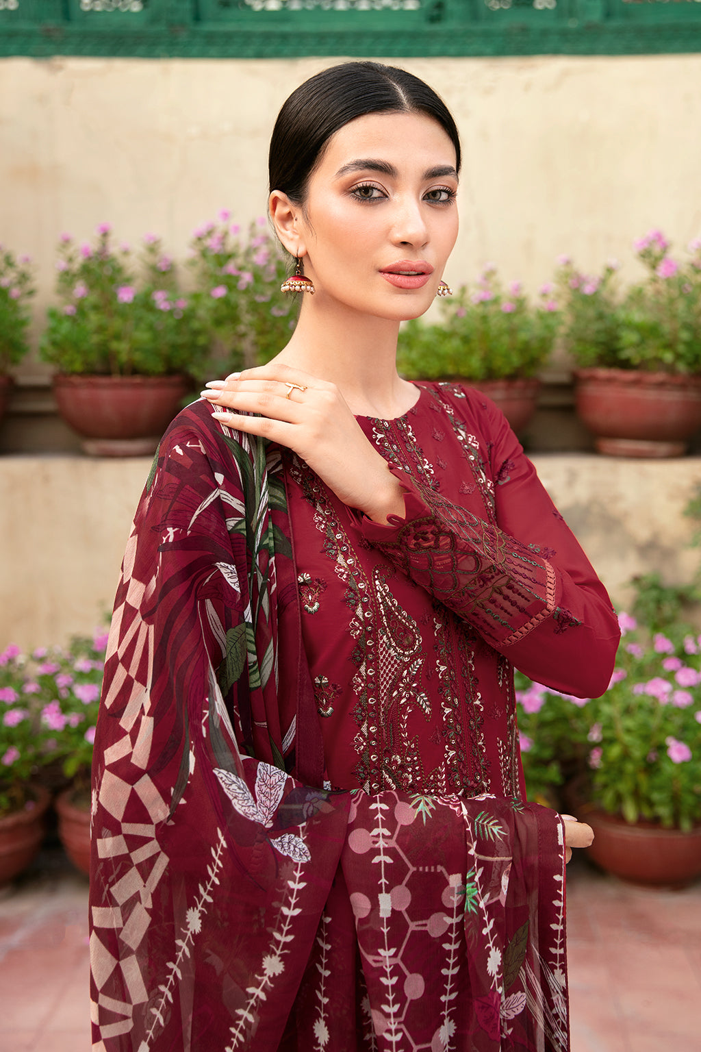 Ramsha | Luxury Lawn 24 | L-803 - Saira Saqlain