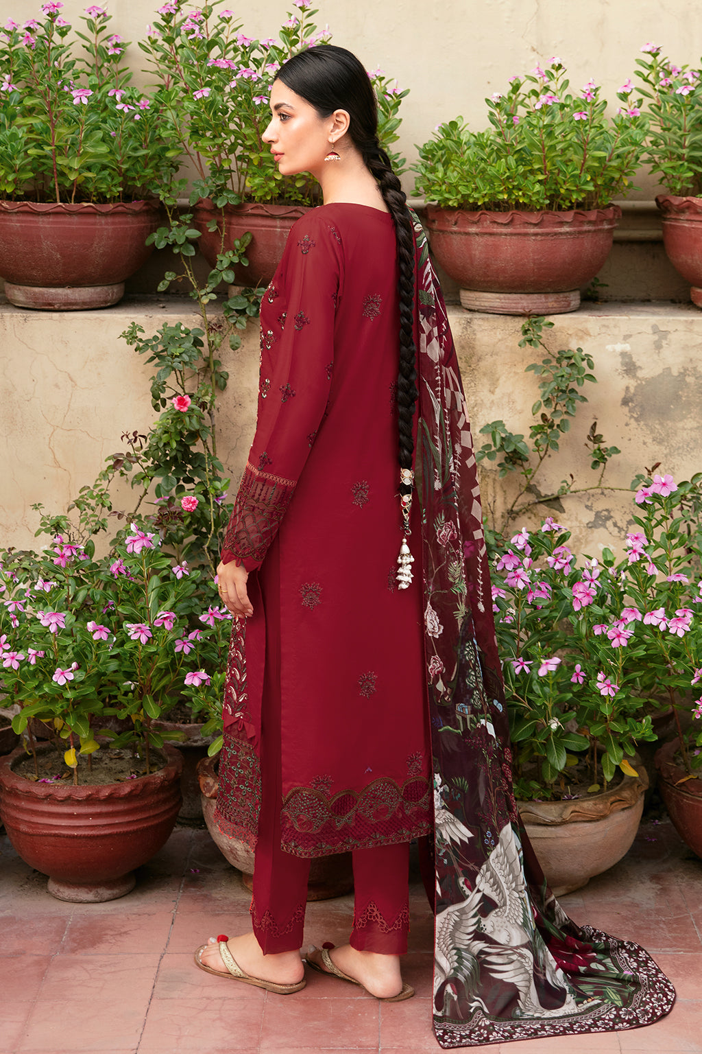 Ramsha | Luxury Lawn 24 | L-803 - Saira Saqlain