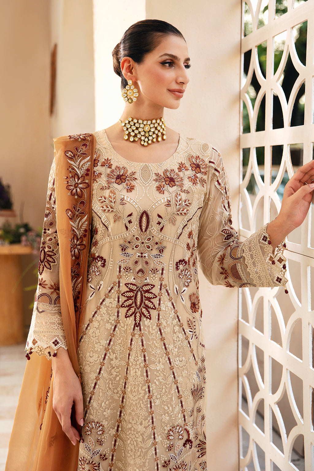 Ramsha | Chevron Chiffon Collection | A-912 - Saira Saqlain