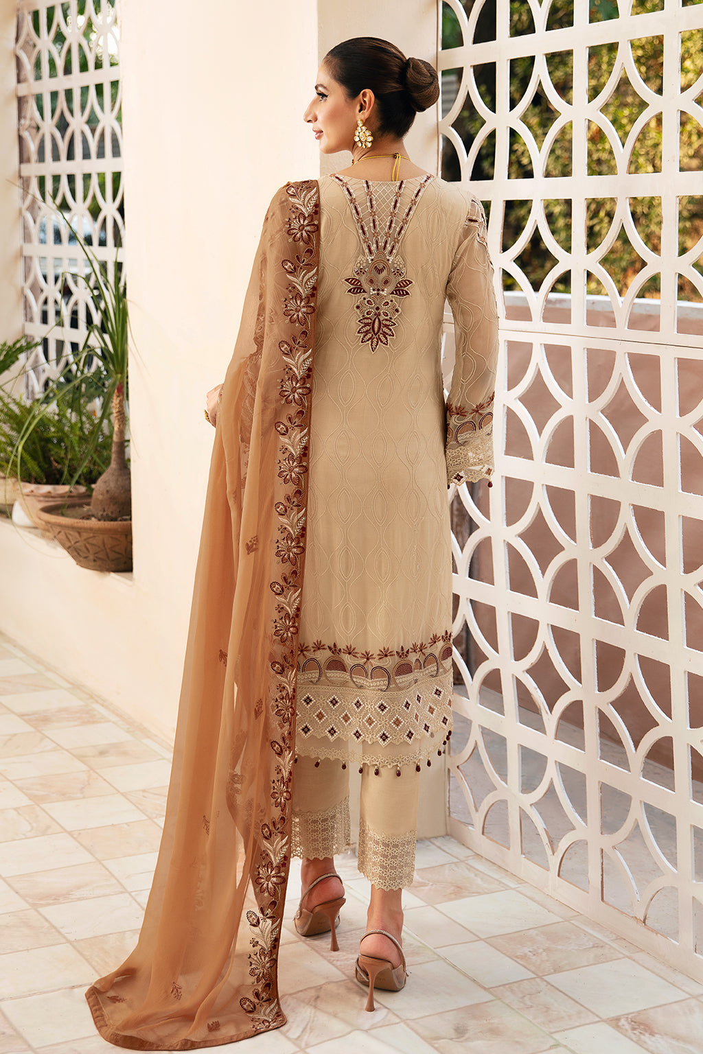 Ramsha | Chevron Chiffon Collection | A-912 - Saira Saqlain