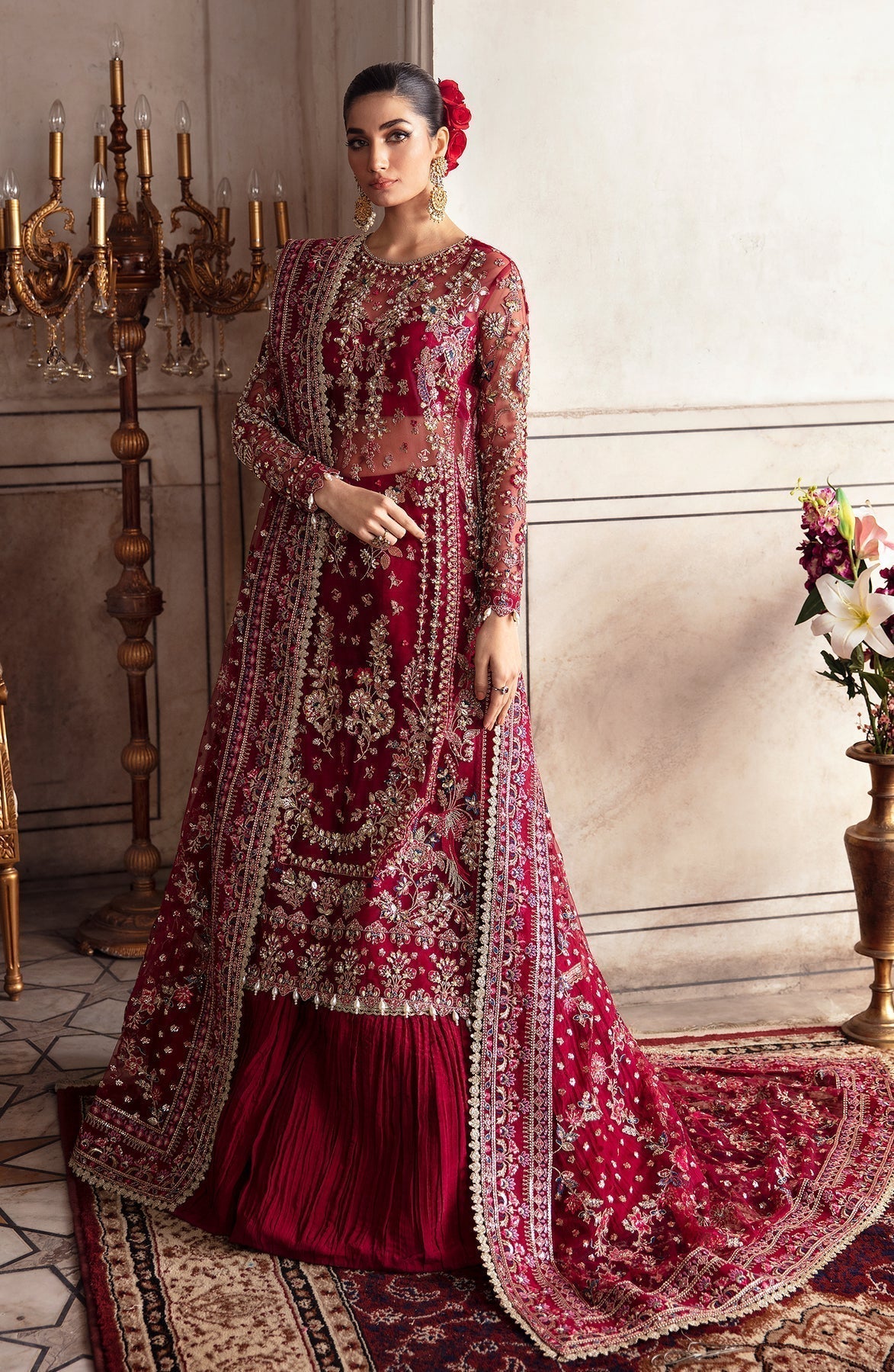 Zevk | Afsanah Wedding Formals | KAMKHAWAB - Saira Saqlain