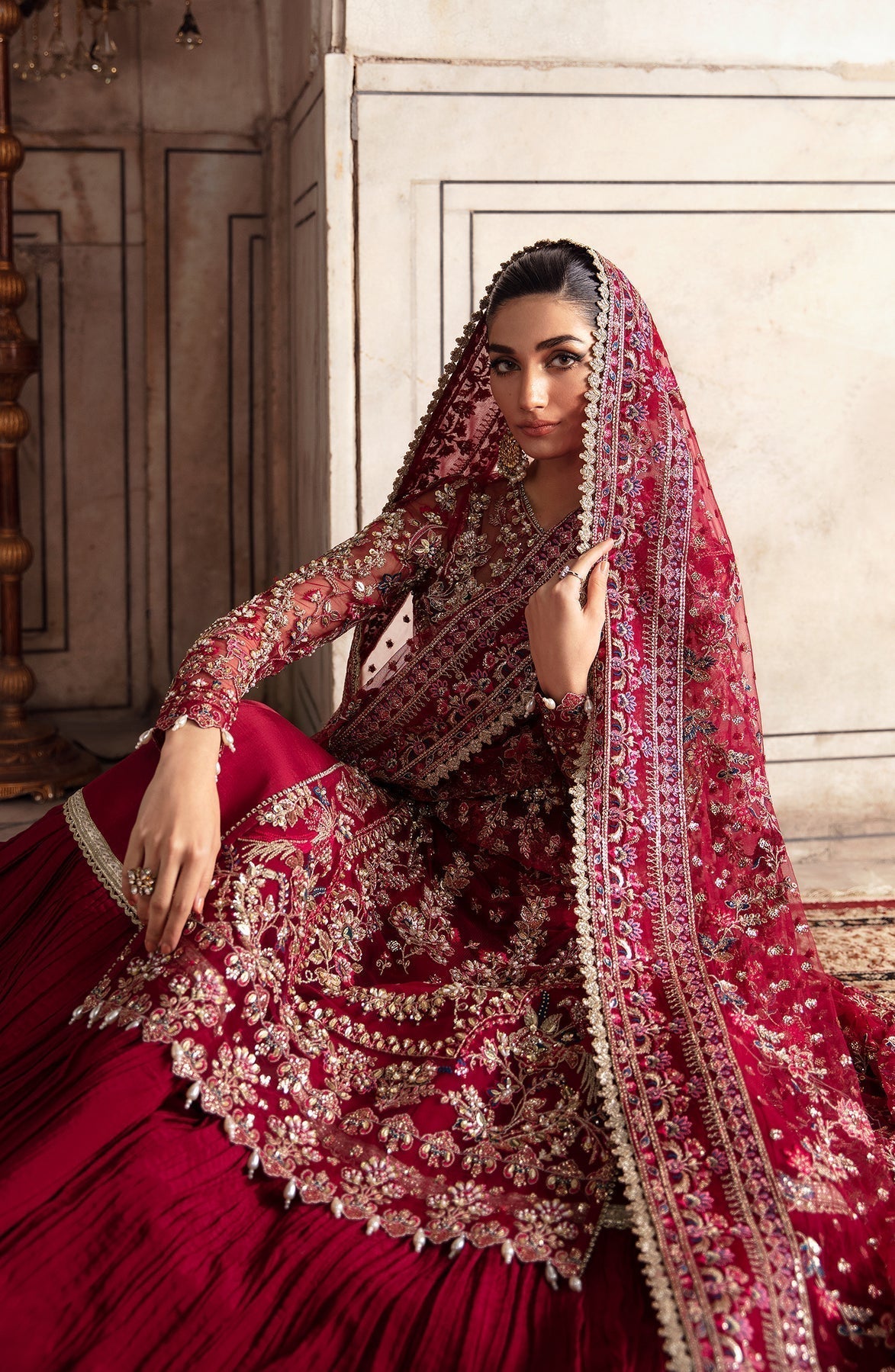 Zevk | Afsanah Wedding Formals | KAMKHAWAB - Saira Saqlain