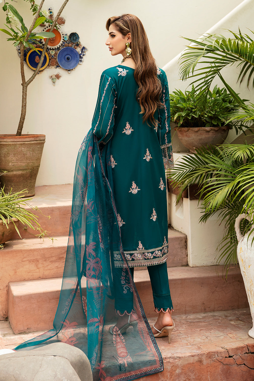 Ramsha | Luxury Lawn 24 | Y-808 - Saira Saqlain