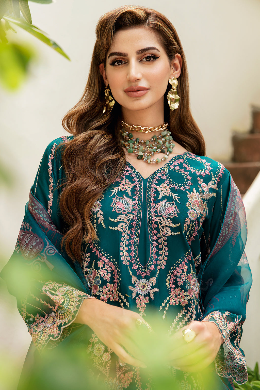 Ramsha | Luxury Lawn 24 | Y-808 - Saira Saqlain