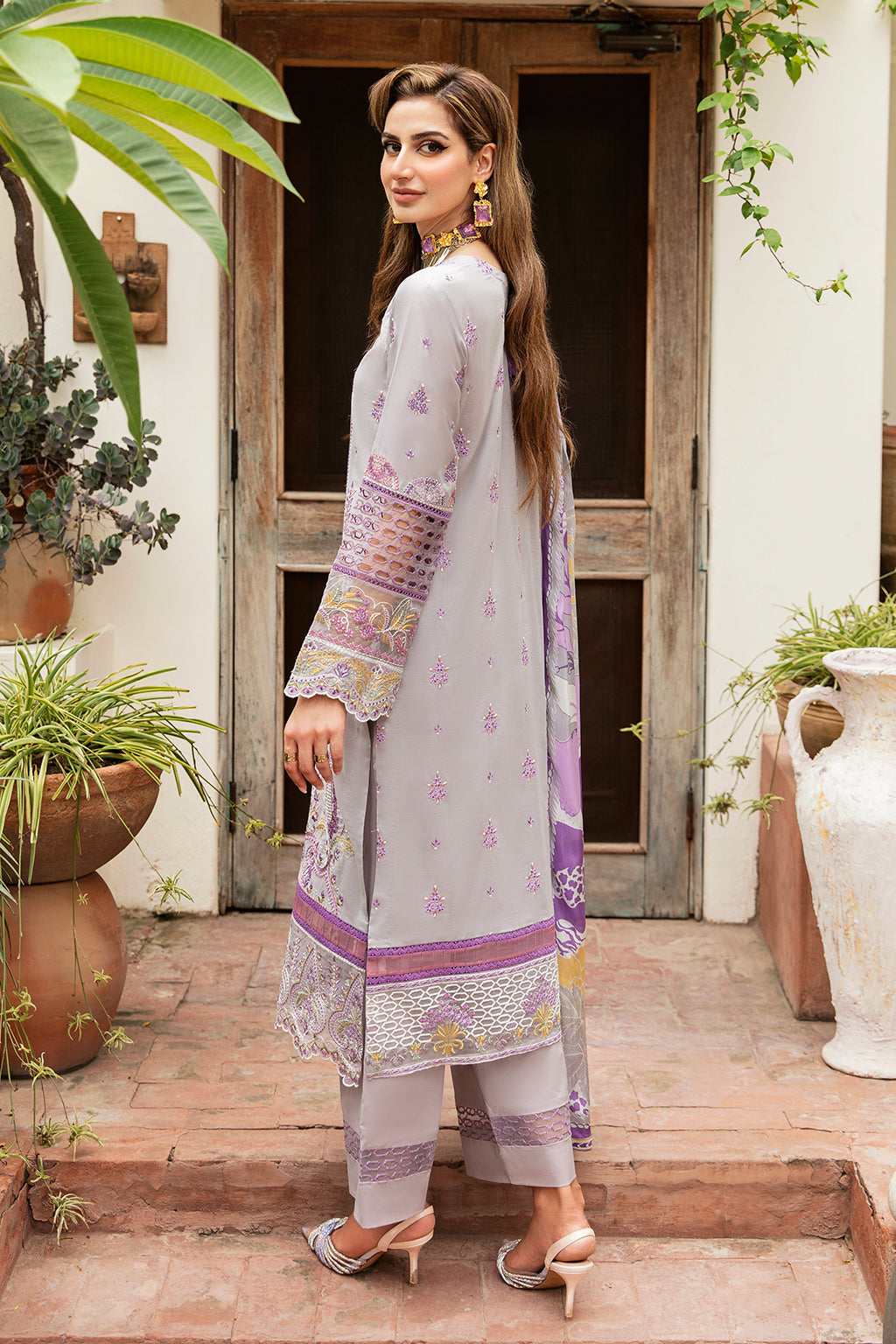 Ramsha | Luxury Lawn 24 | Y-809 - Saira Saqlain