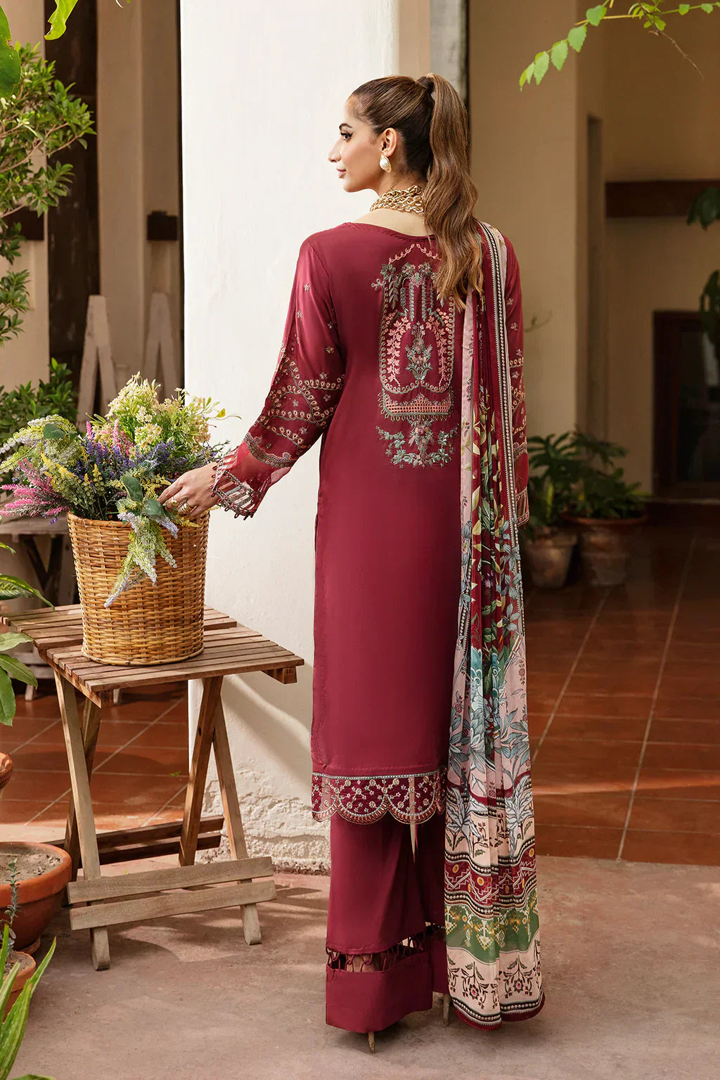 Ramsha | Luxury Lawn 24 | Y-801 - Saira Saqlain