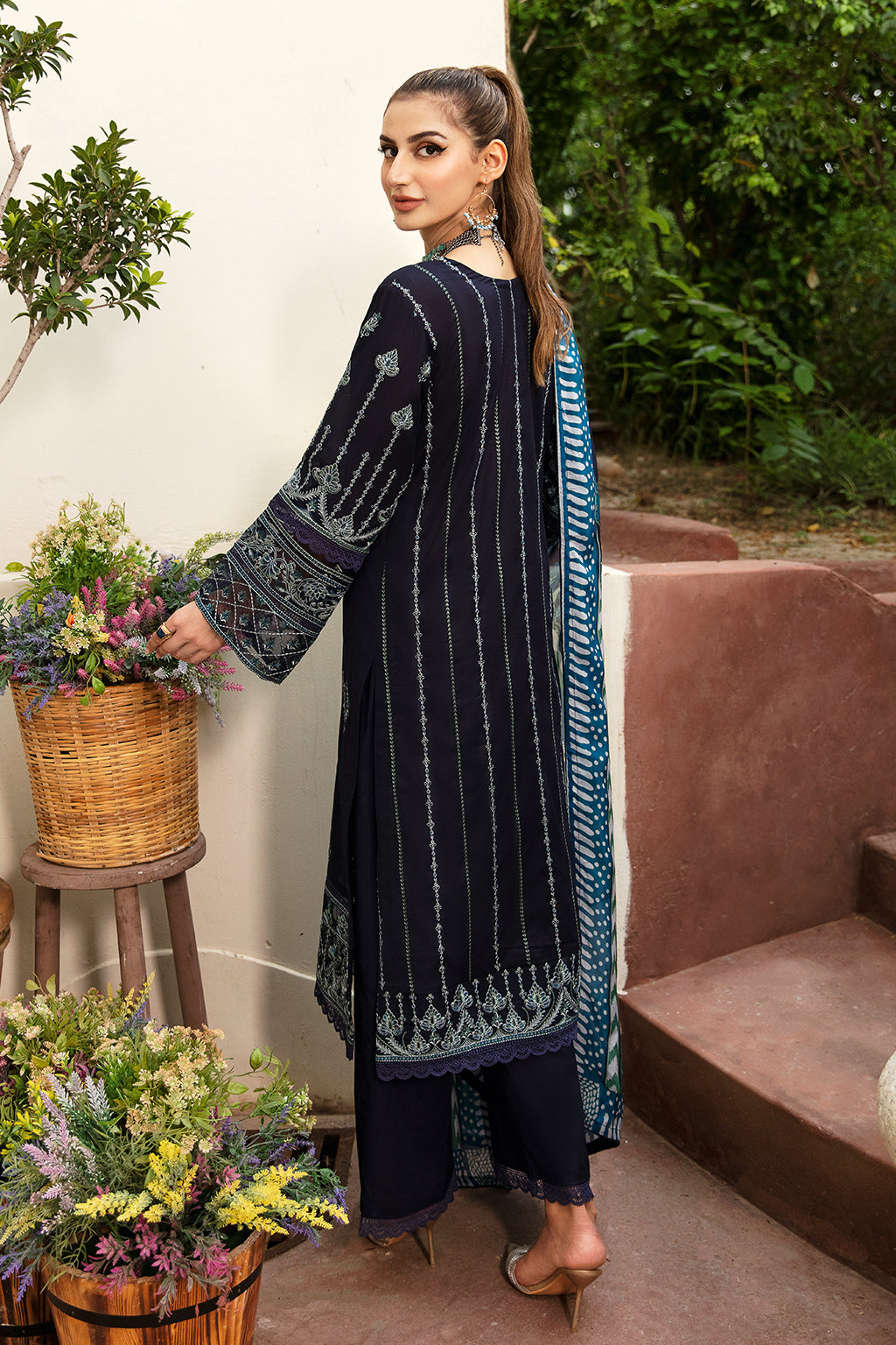 Ramsha | Luxury Lawn 24 | Y-803 - Saira Saqlain