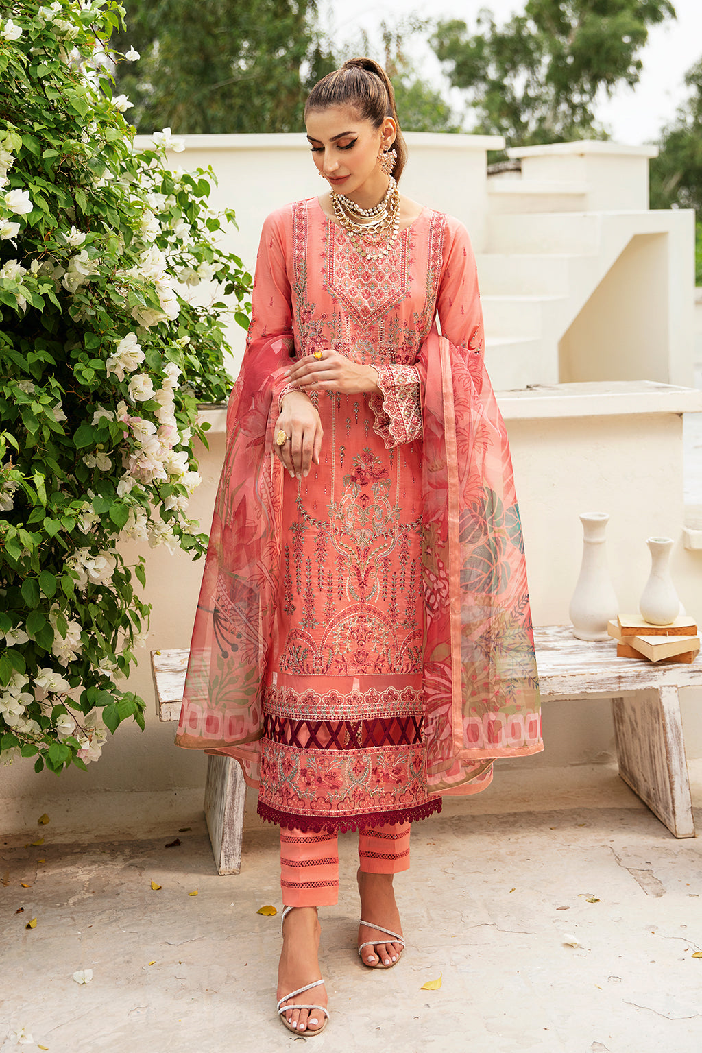 Ramsha | Luxury Lawn 24 | Y-807 - Saira Saqlain