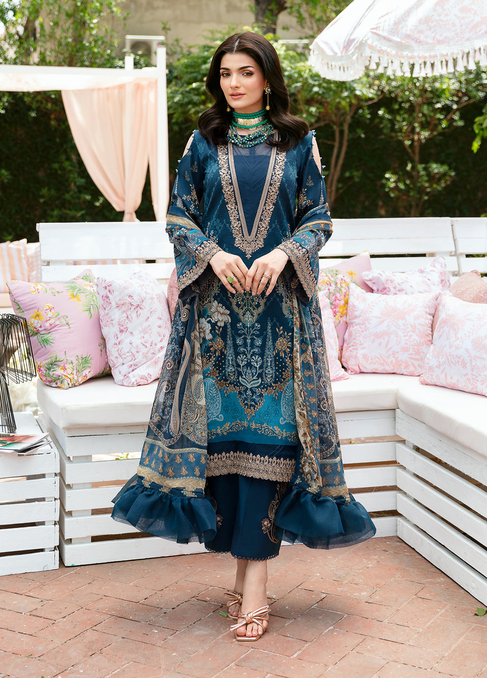 Gulaal | Summer Glow Lawn 24 | SYLVIYA (GL-L-24V3-01) - Saira Saqlain