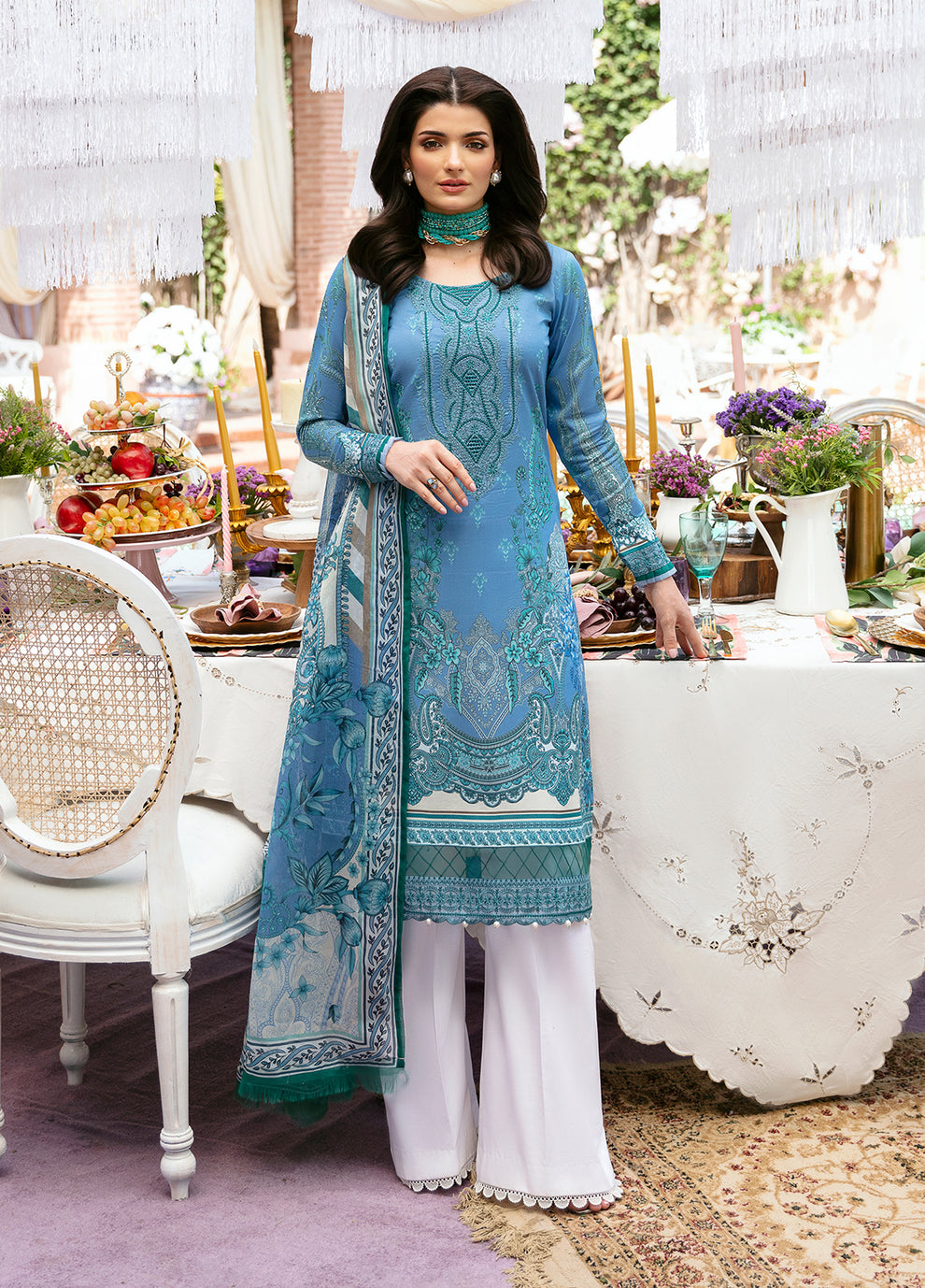 Gulaal | Summer Glow Lawn 24 | ELAINE (GL-L-24V3-07) - Saira Saqlain
