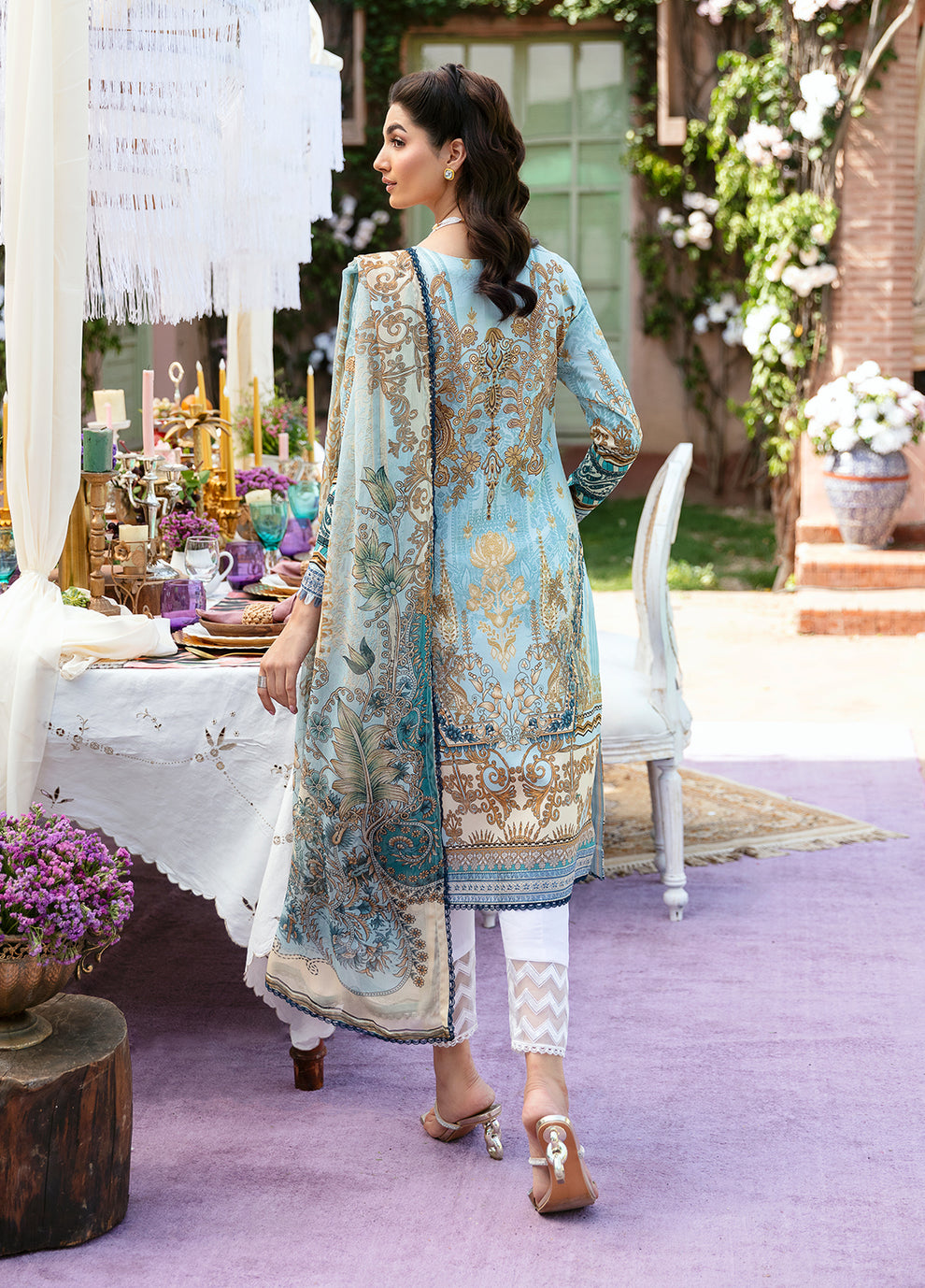 Gulaal | Summer Glow Lawn 24 | AMAYRAH (GL-L-24V3-02) - Saira Saqlain