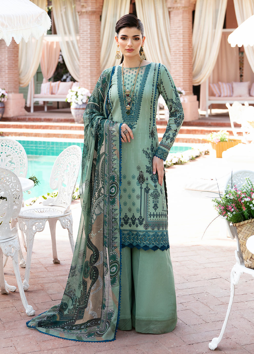 Gulaal | Summer Glow Lawn 24 | ANADIYA (GL-L-24V3-05) - Saira Saqlain