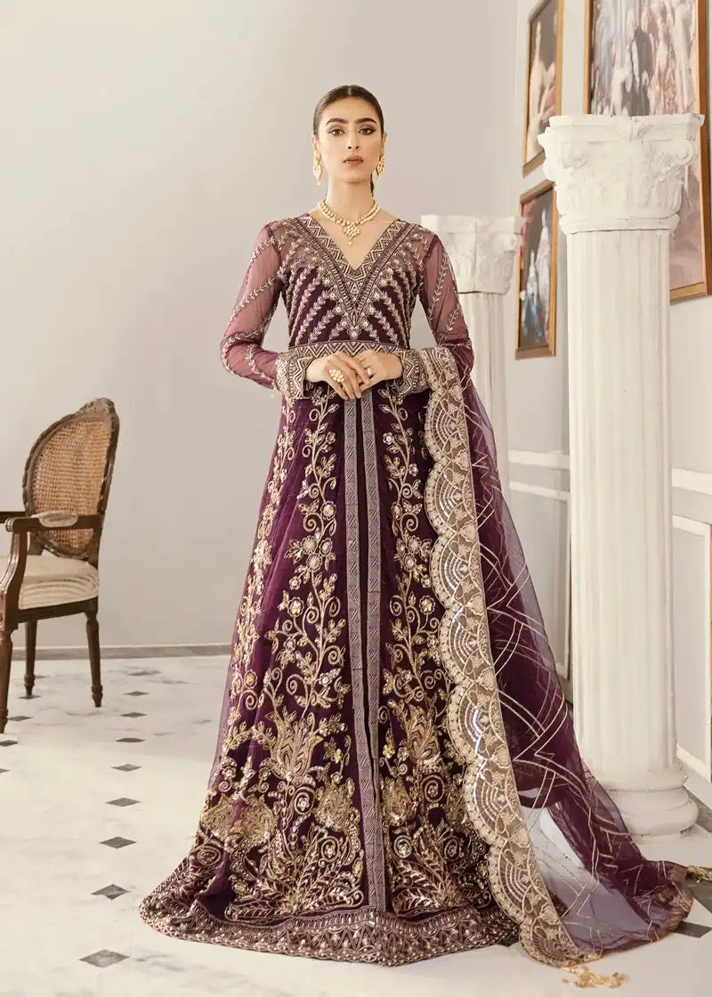 Akbar Aslam | Raqsl Collection | Gladiolus - Saira Saqlain