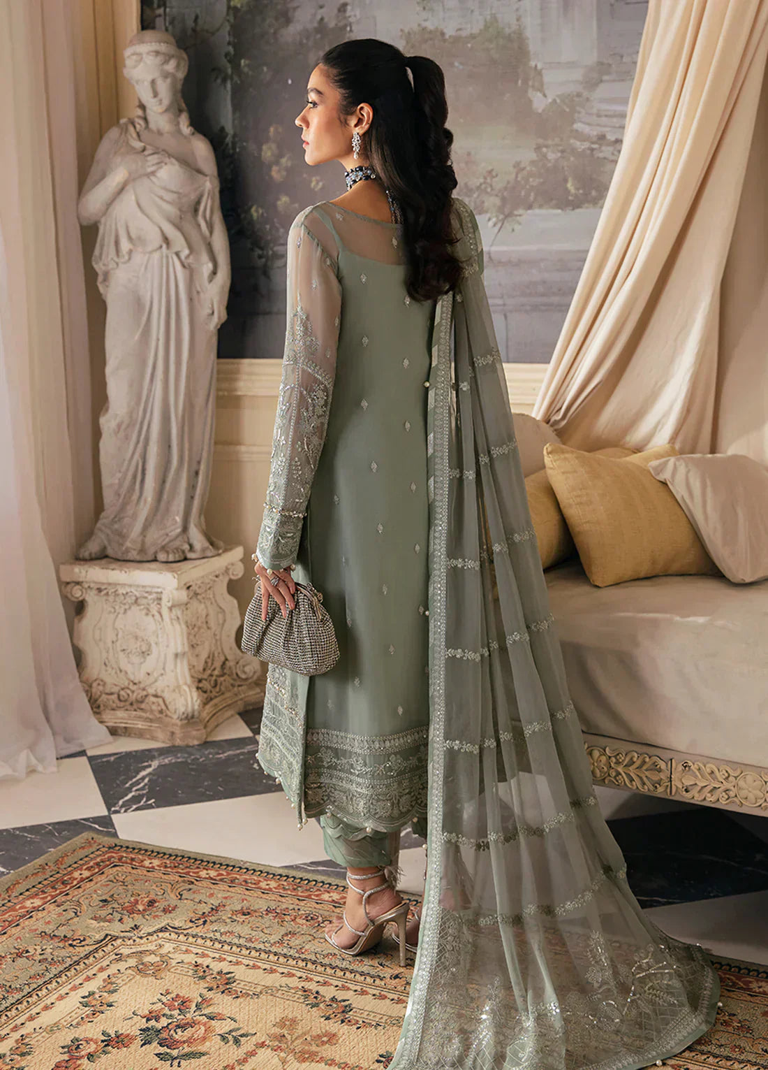 Gulaal | Embroidered Chiffon 23 | Amayah - Saira Saqlain