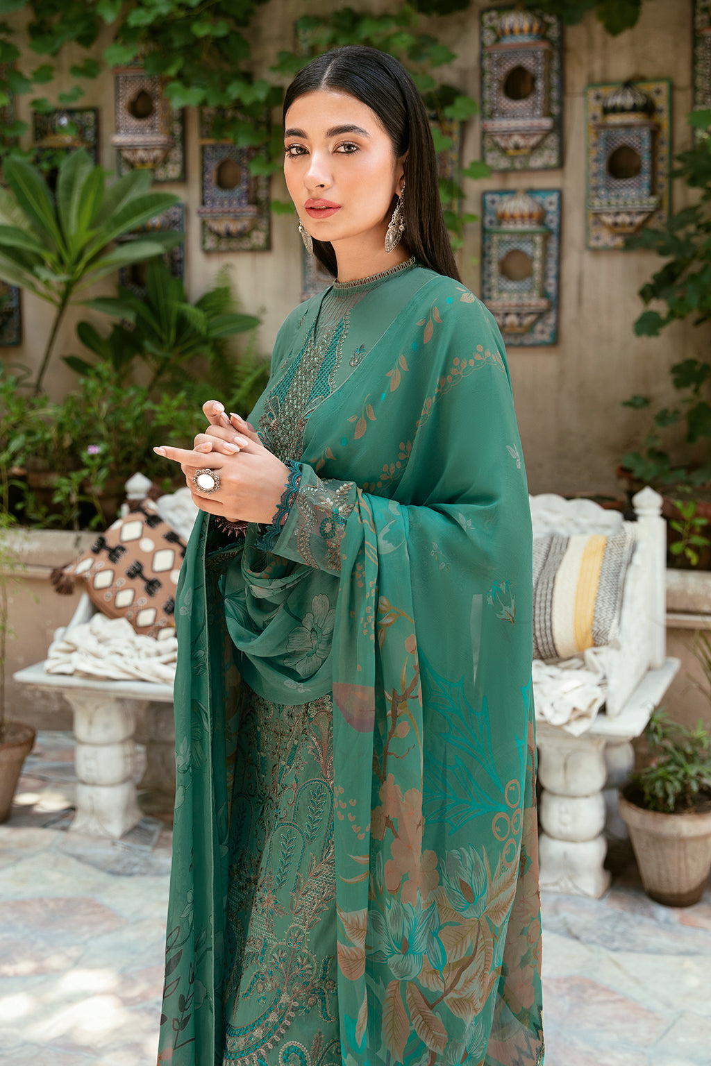 Ramsha | Luxury Lawn 24 | L-804 - Saira Saqlain
