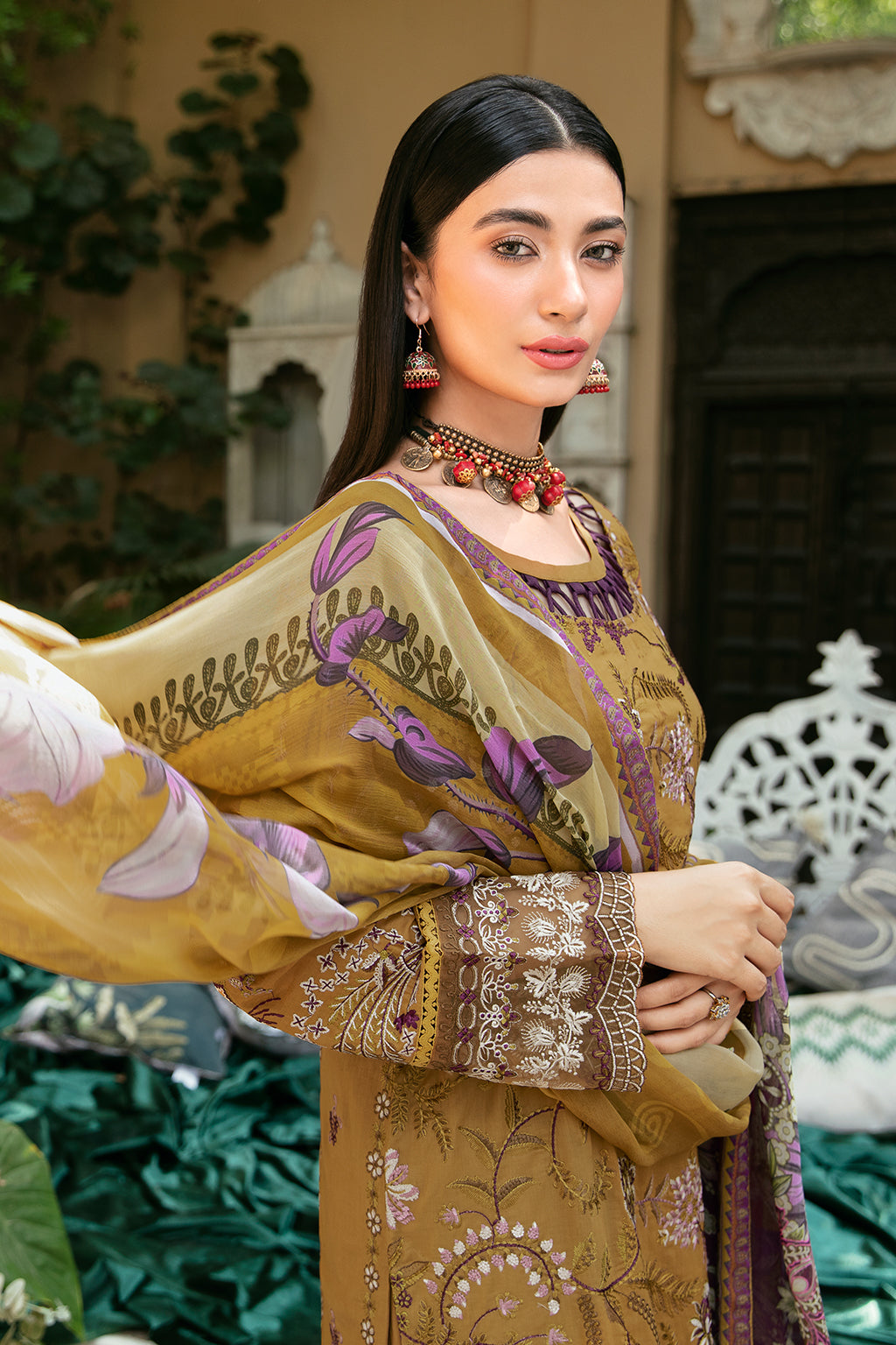 Ramsha | Luxury Lawn 24 | L-808 - Saira Saqlain