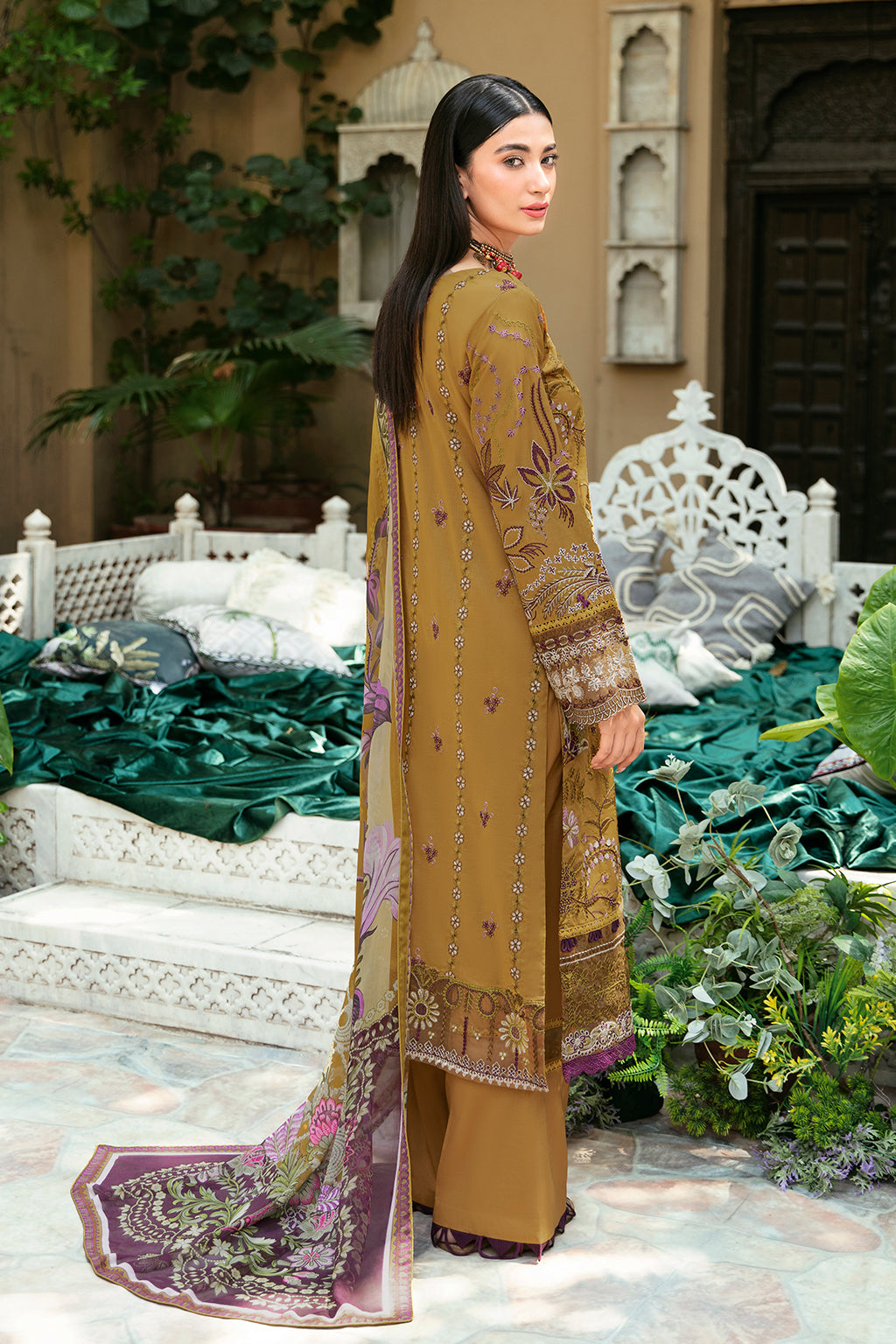 Ramsha | Luxury Lawn 24 | L-808 - Saira Saqlain