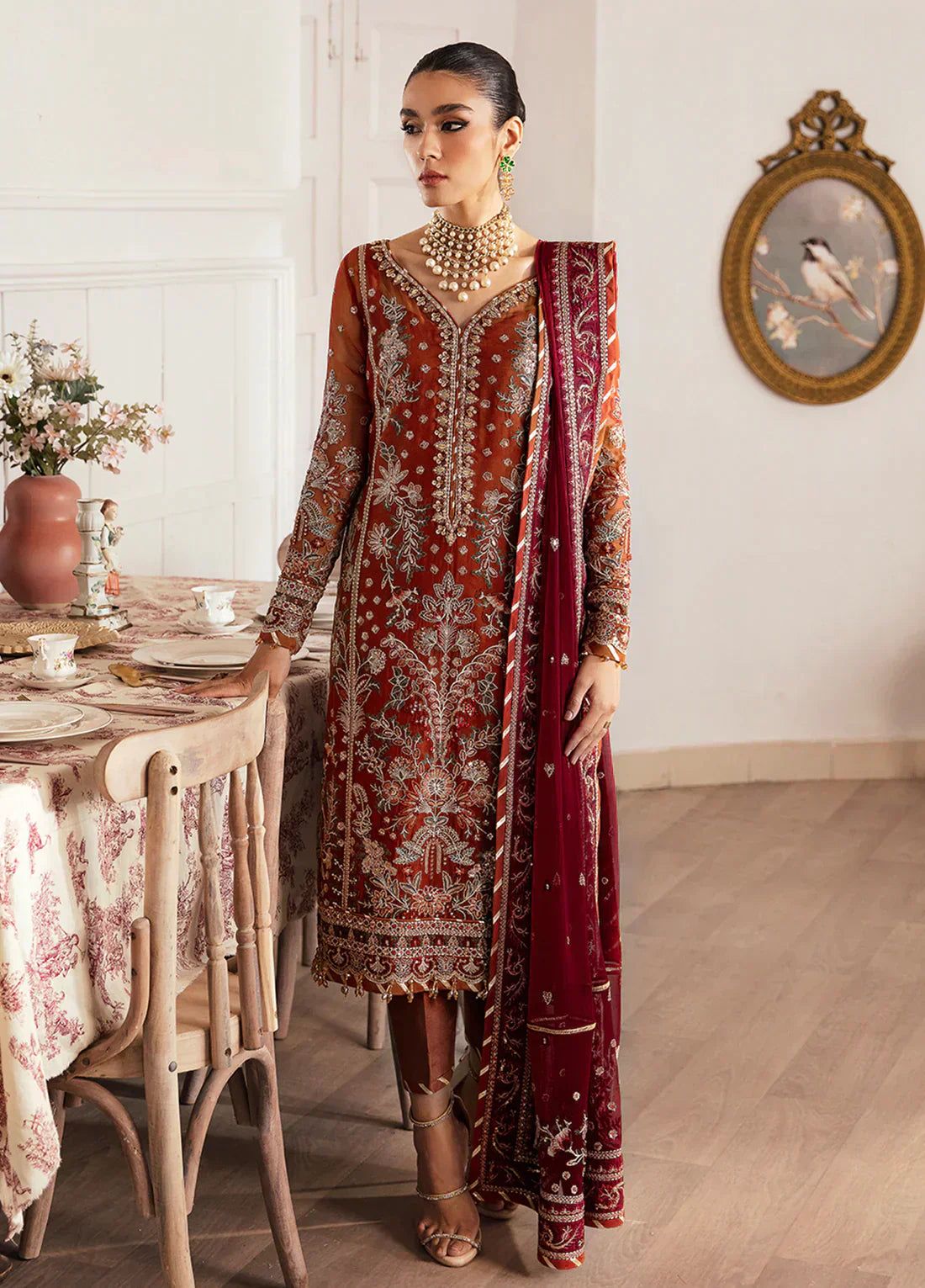 Gulaal | Embroidered Chiffon 23 | LAIRA - Saira Saqlain