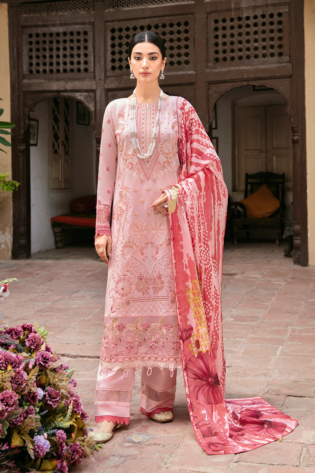 Ramsha | Luxury Lawn 24 | L-806 - Saira Saqlain