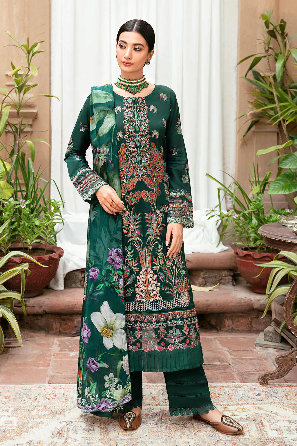 Ramsha | Luxury Lawn 24 | L-801 - Saira Saqlain