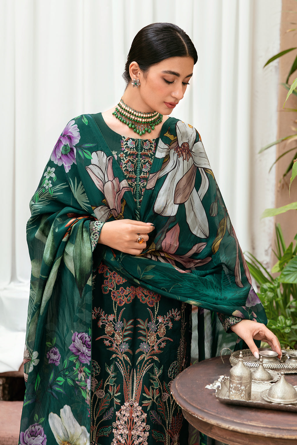 Ramsha | Luxury Lawn 24 | L-801 - Saira Saqlain