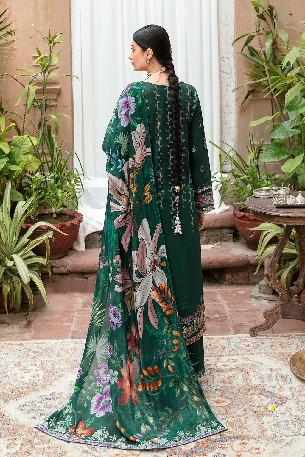 Ramsha | Luxury Lawn 24 | L-801 - Saira Saqlain