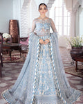Gulaal | Wedding Formals | Mehnaaz Embroidered Net 3-Piece Suit WS-13 - Saira Saqlain
