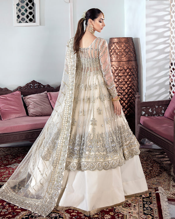 Gulaal | Wedding Formals | MEERAL EMBROIDERED NET 3-PIECE SUIT WS-22 - Saira Saqlain
