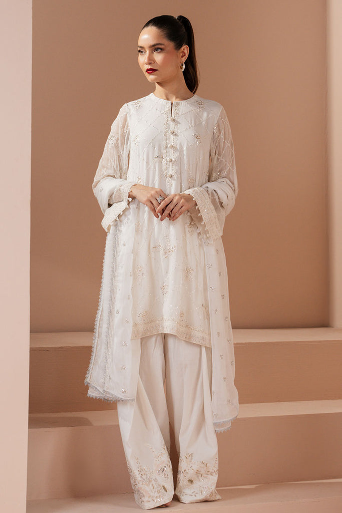 Cross Stitch | Luxe Atelier 25 | ANTIQUE WHITE -   Ladies Clothes -  Saira Saqlain