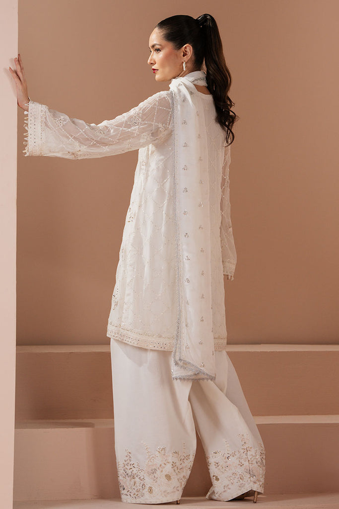 Cross Stitch | Luxe Atelier 25 | ANTIQUE WHITE -   Ladies Clothes -  Saira Saqlain