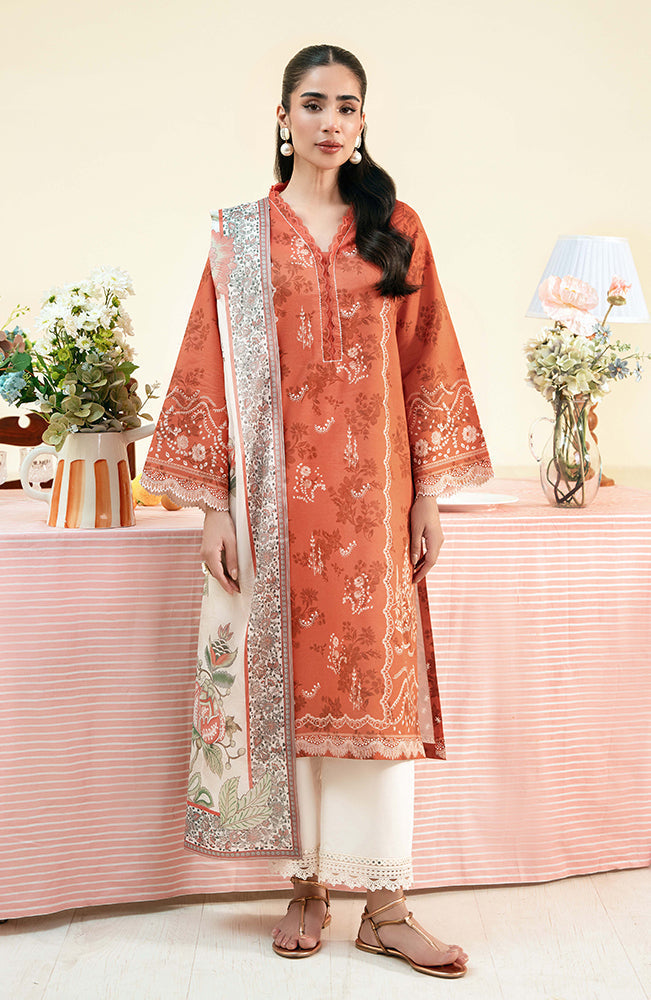 Seran | Daffodils Lawn 24 | Rowan - Saira Saqlain