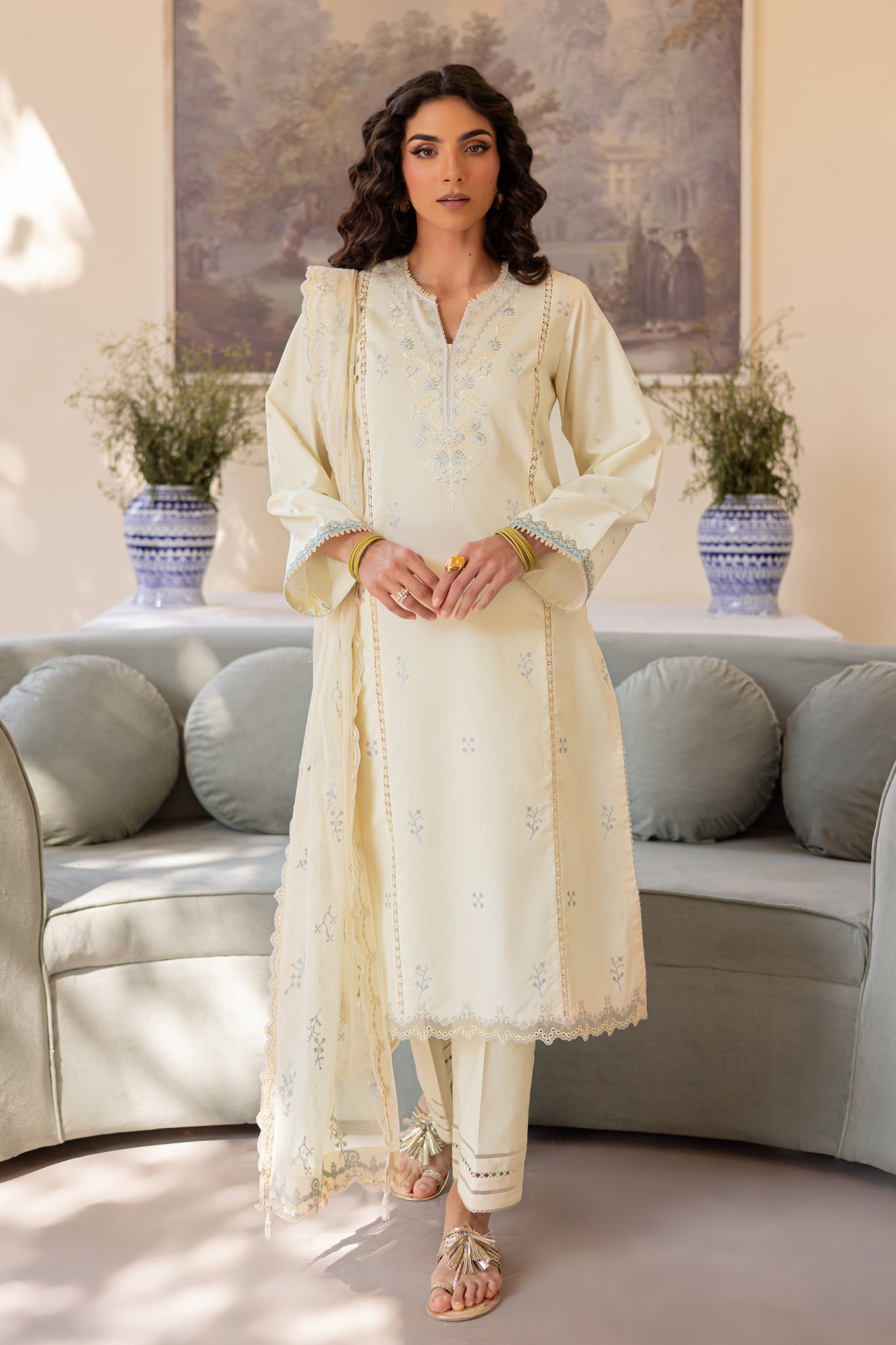 Seran | Nayab Eid Lawn | HINA -   Ladies Clothes -  Saira Saqlain
