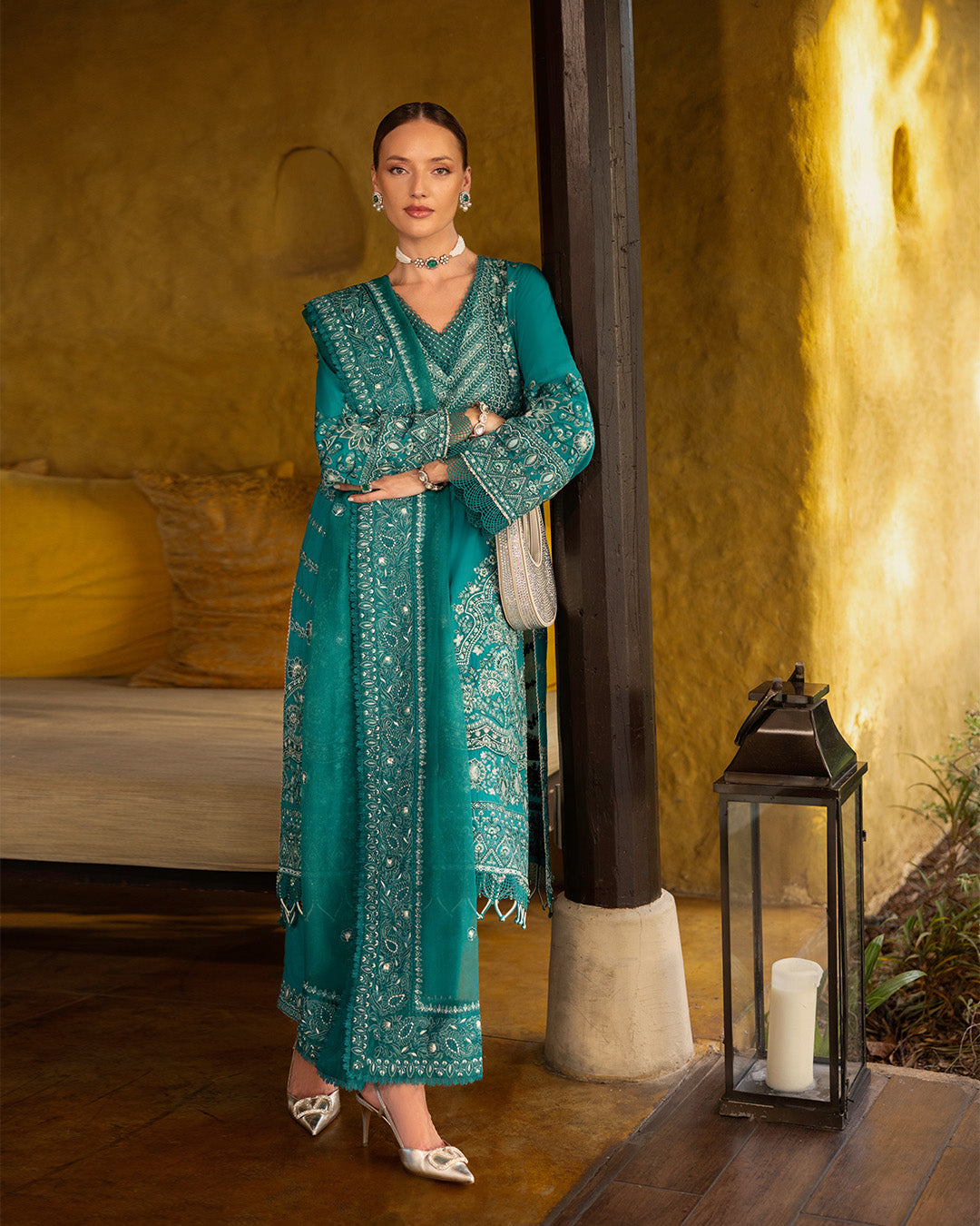 Faiza Saqlain | Zinnia Lawn 25 | Calla -  Faiza Saqlain Ladies Clothes -  House of Maryam