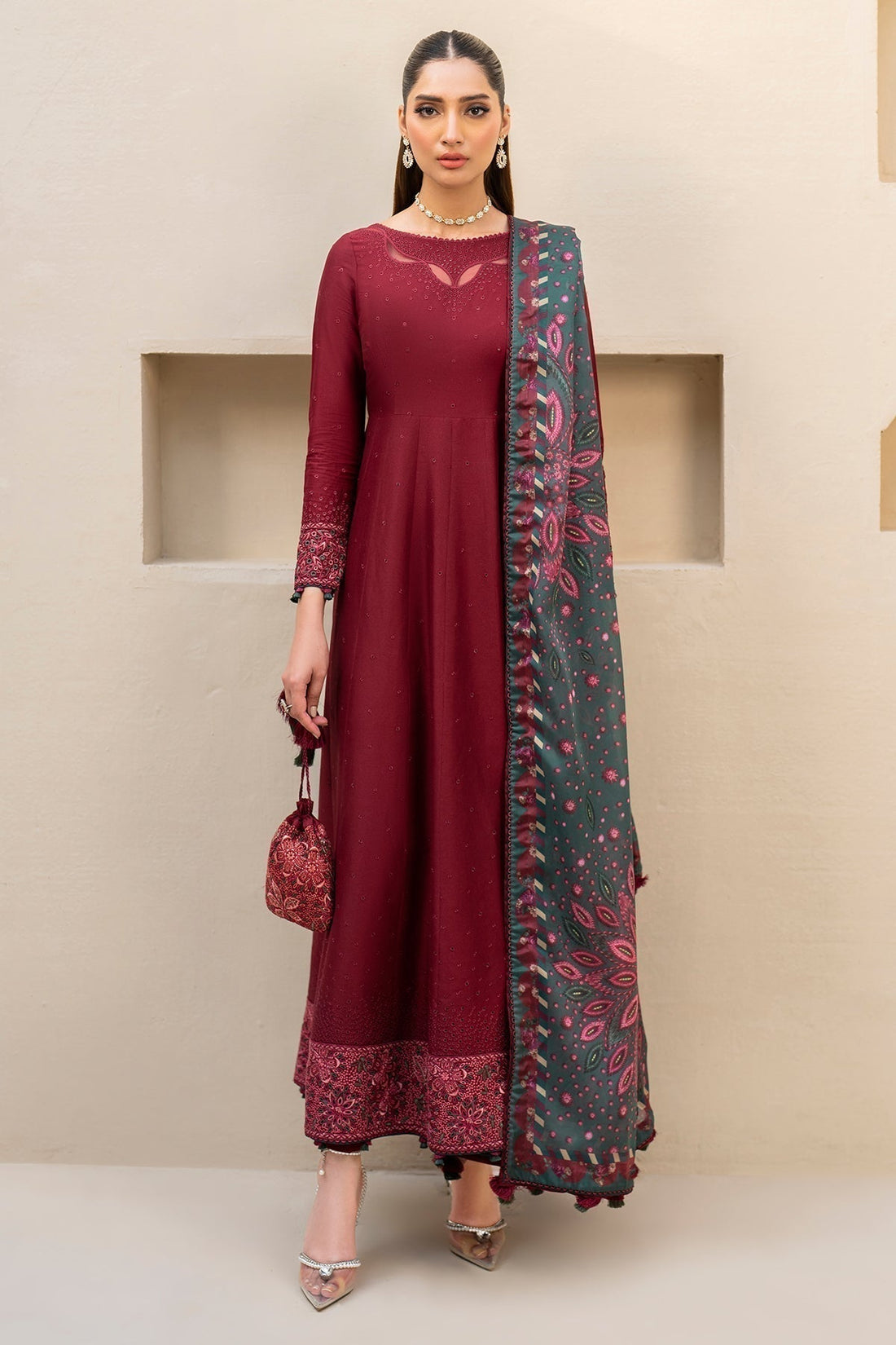 Jazmin | Irish Lawn SS 24 | D7 - Saira Saqlain