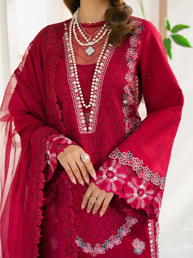 Zevk | Flora Festive Lawn | ZINNIA -   Ladies Clothes -  Saira Saqlain