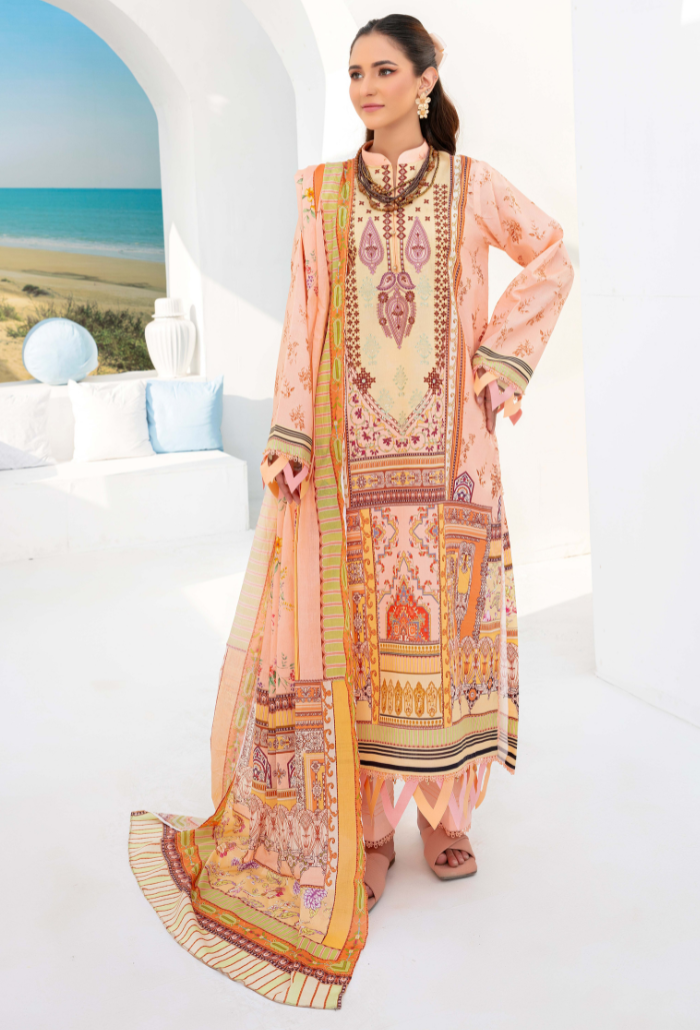 Humdum | Saira Bano Lawn 24 | D10 - Saira Saqlain