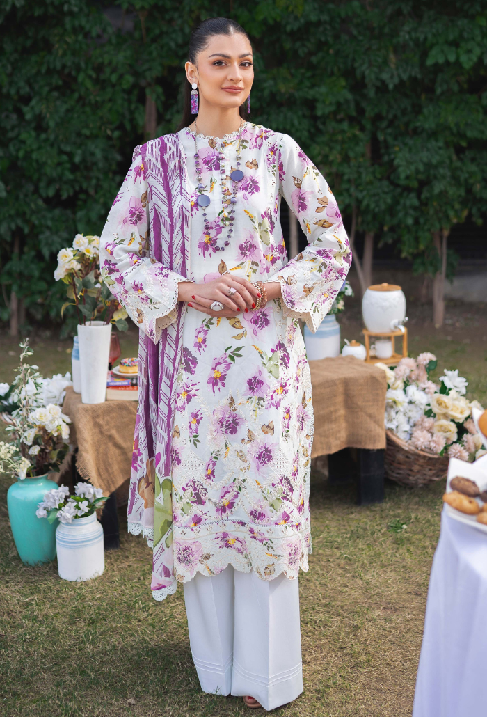 Humdum | Gardenia Lawn 24 | Printkari Lawn PLG 10 - Saira Saqlain
