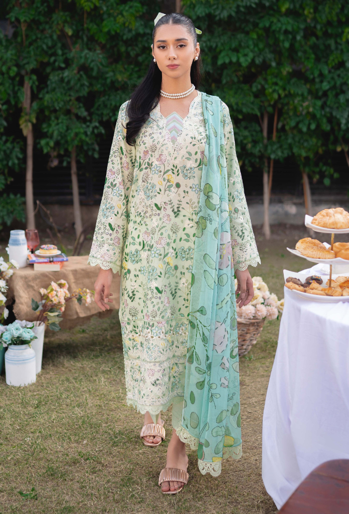 Humdum | Gardenia Lawn 24 | Printkari Lawn PLG 07 - Saira Saqlain