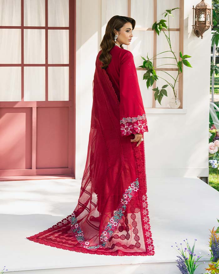 Zevk | Flora Festive Lawn | ZINNIA -   Ladies Clothes -  Saira Saqlain