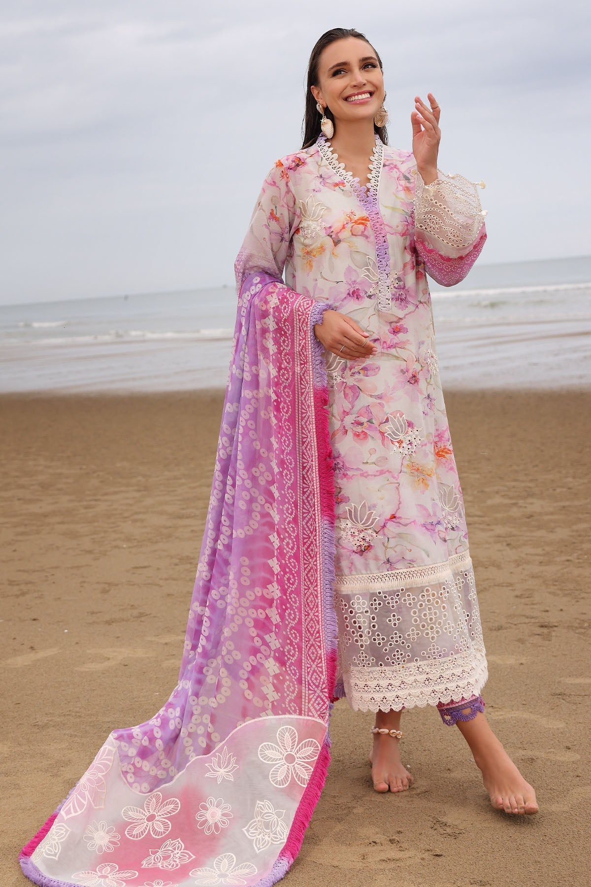 Nureh | Gardenia Embroidered Lawn 25 | NSG-172 -   Ladies Clothes -  Saira Saqlain