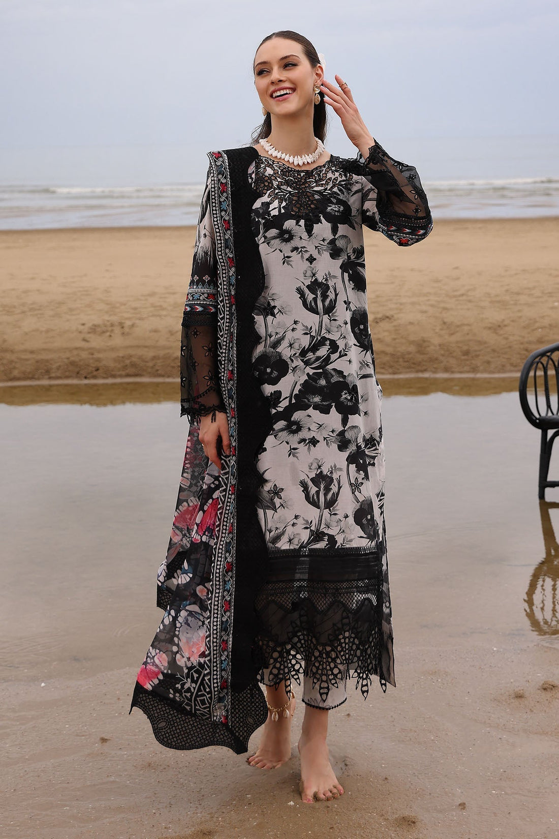 Nureh | Gardenia Embroidered Lawn 25 | NSG-175 -   Ladies Clothes -  Saira Saqlain